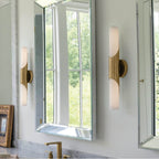 Hinkley Lighting 51382THB Textured Heritage Brass Medium Led Vanity Image 4