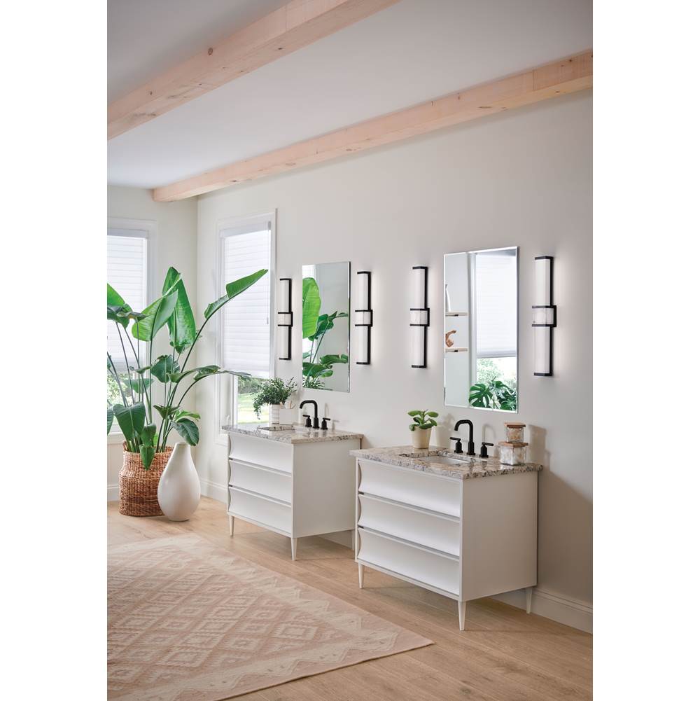 Hinkley Lighting 51582BK Black Medium Led Vanity Image 2