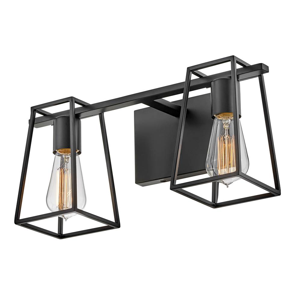 Hinkley Lighting 5162BK Black Two Light Vanity Image 9