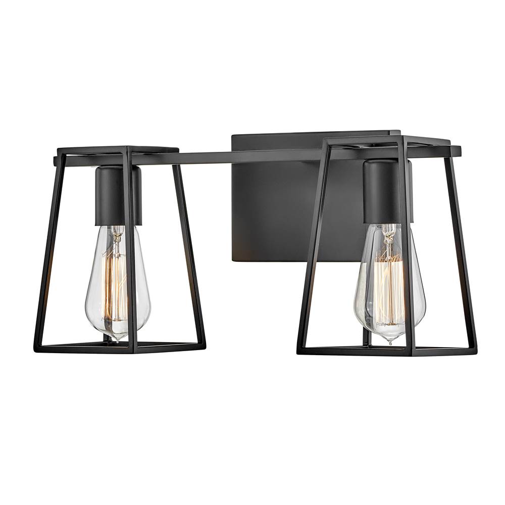 Hinkley Lighting 5162BK Black Two Light Vanity Image 8