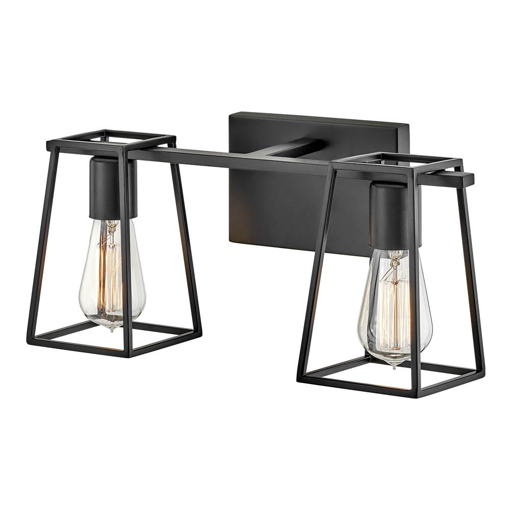 Hinkley Lighting 5162BK Black Two Light Vanity Image 7