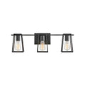 Hinkley Lighting 5163BK Black Three Light Vanity Image 1