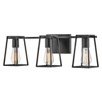 Hinkley Lighting 5163BK Black Three Light Vanity Image 8