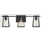 Hinkley Lighting 5163BK Black Three Light Vanity Image 3