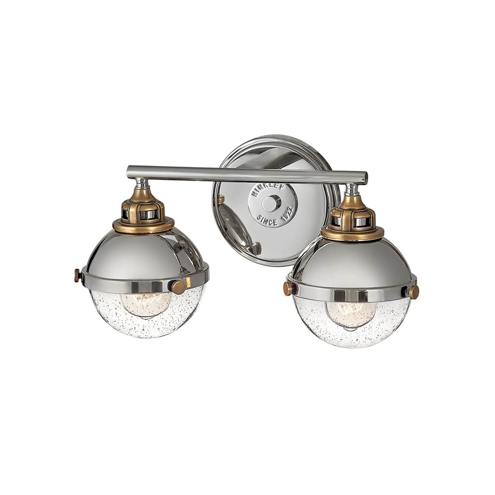 Hinkley Lighting 5172PN Polished Nickel Two Light Vanity Image 2