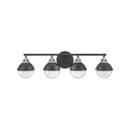 Hinkley Lighting 5174BK-CM Black Four Light Vanity Image 1