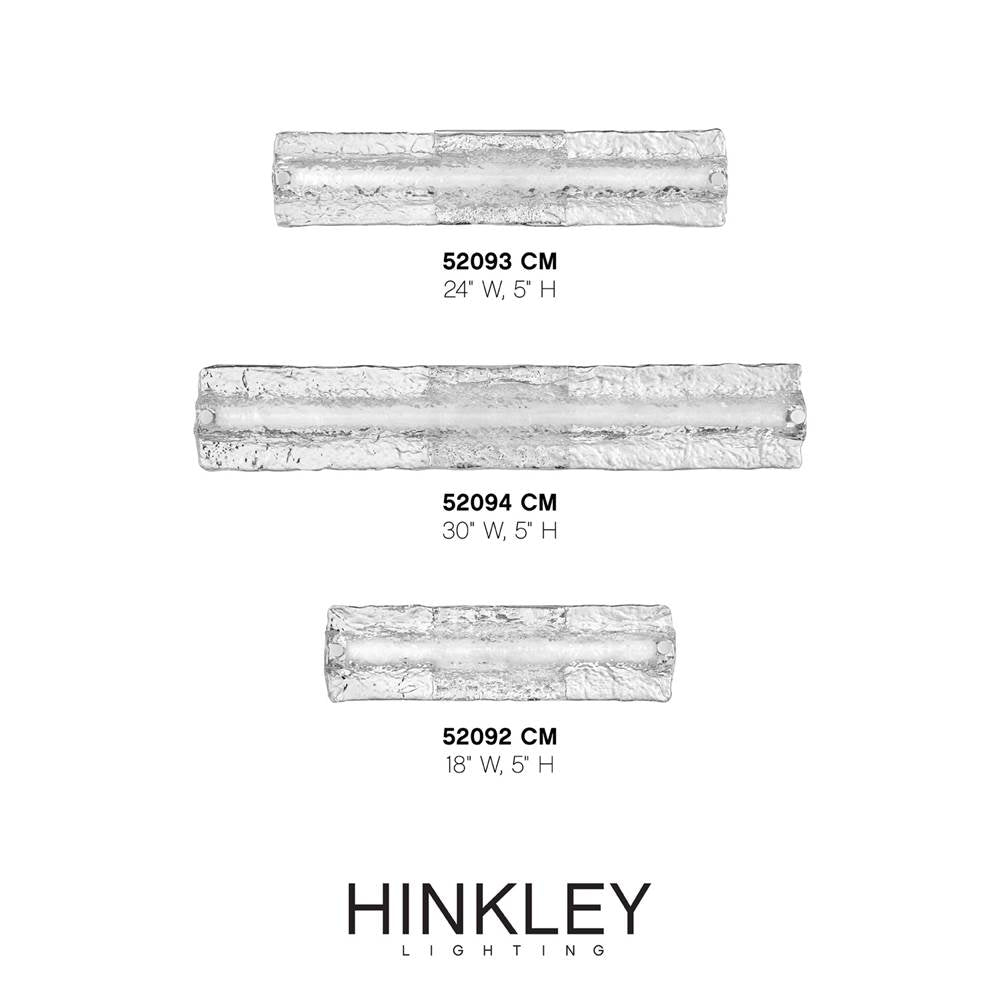 Hinkley Lighting 52093CM Chrome Medium Led Vanity Image 2