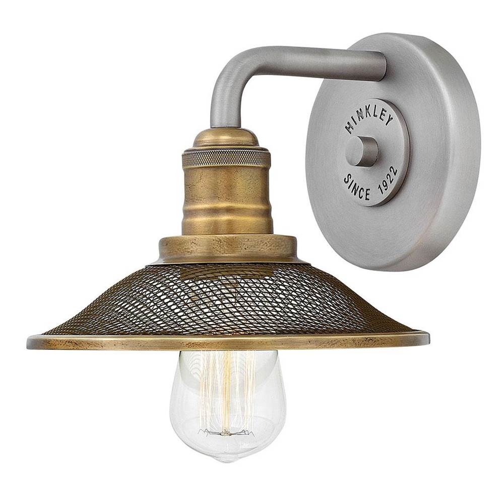 Hinkley Lighting 5290AN Antique Nickel Single Light Vanity Image 1