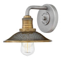 Hinkley Lighting 5290AN Antique Nickel Single Light Vanity Image 1
