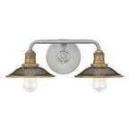 Hinkley Lighting 5292AN Antique Nickel Two Light Vanity Image 1