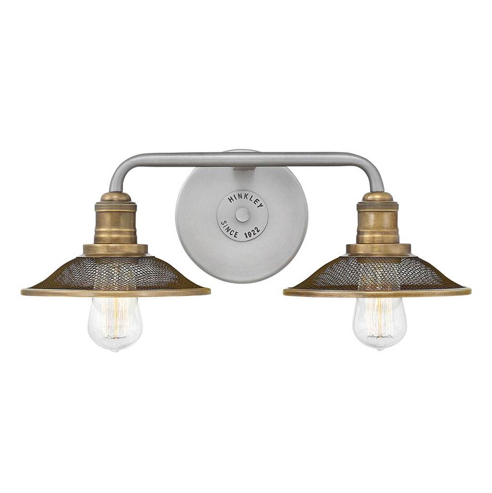 Hinkley Lighting 5292AN Antique Nickel Two Light Vanity Image 1