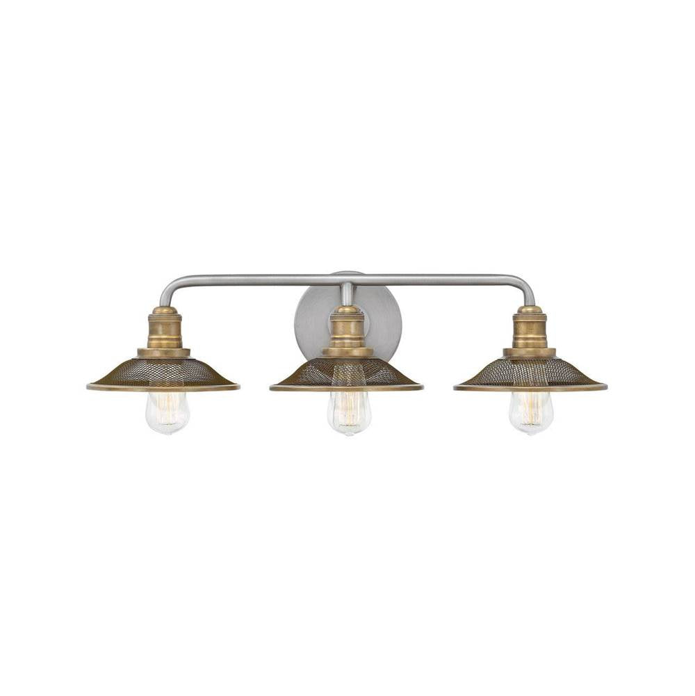 Hinkley Lighting 5293AN Antique Nickel Three Light Vanity Image 1