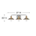 Hinkley Lighting Rigby Three Light Vanity