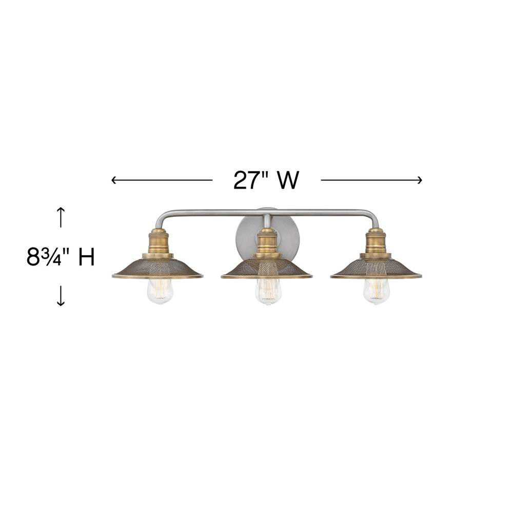 Hinkley Lighting Rigby Three Light Vanity