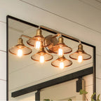 Hinkley Lighting 5293AN Antique Nickel Three Light Vanity Image 4