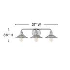 Hinkley Lighting Rigby Three Light Vanity
