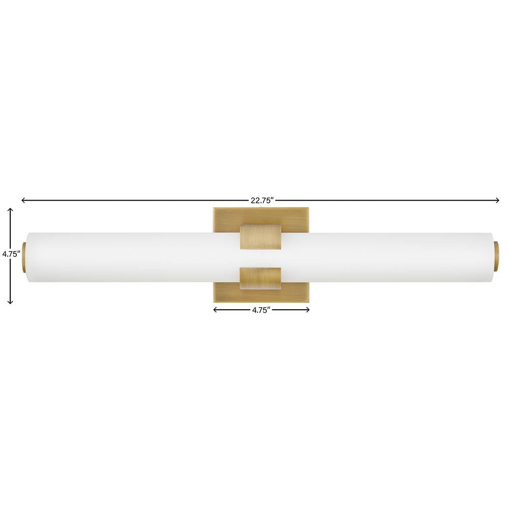 Hinkley Lighting 53062LCB Lacquered Brass Medium Led Vanity Image 3
