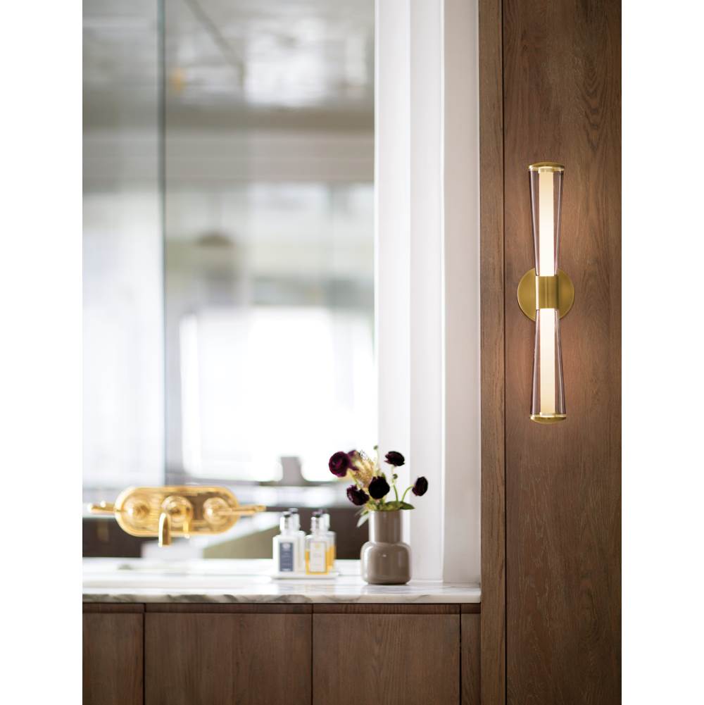 Hinkley Lighting 53102LCB Lacquered Brass Medium Led Vanity Image 9