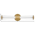 Hinkley Lighting 53102LCB Lacquered Brass Medium Led Vanity Image 2