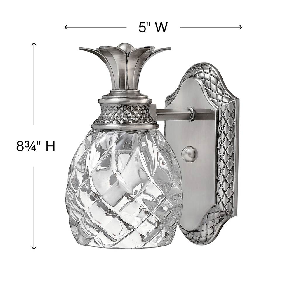 Hinkley Lighting Plantation Single Light Vanity