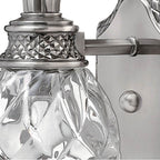 Hinkley Lighting 5310PL Polished Antique Nickel Single Light Vanity Image 2