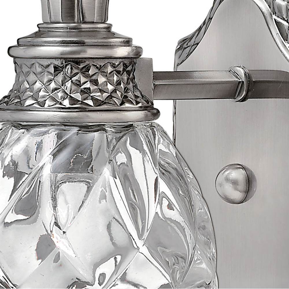 Hinkley Lighting 5310PL Polished Antique Nickel Single Light Vanity Image 2