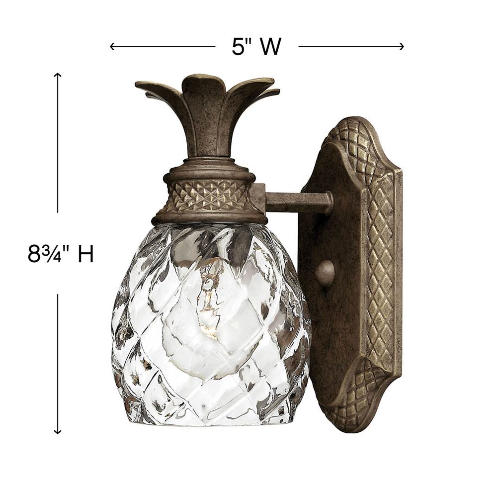 Hinkley Lighting Plantation Single Light Vanity