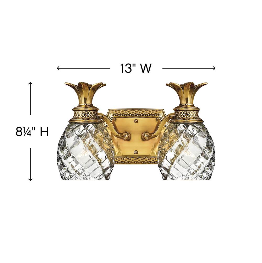Hinkley Lighting Plantation Two Light Vanity