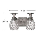 Hinkley Lighting Plantation Two Light Vanity
