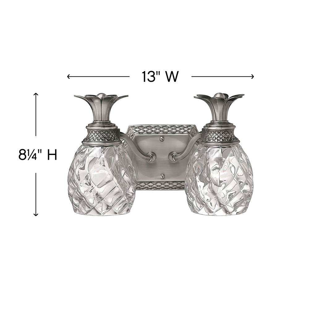 Hinkley Lighting Plantation Two Light Vanity