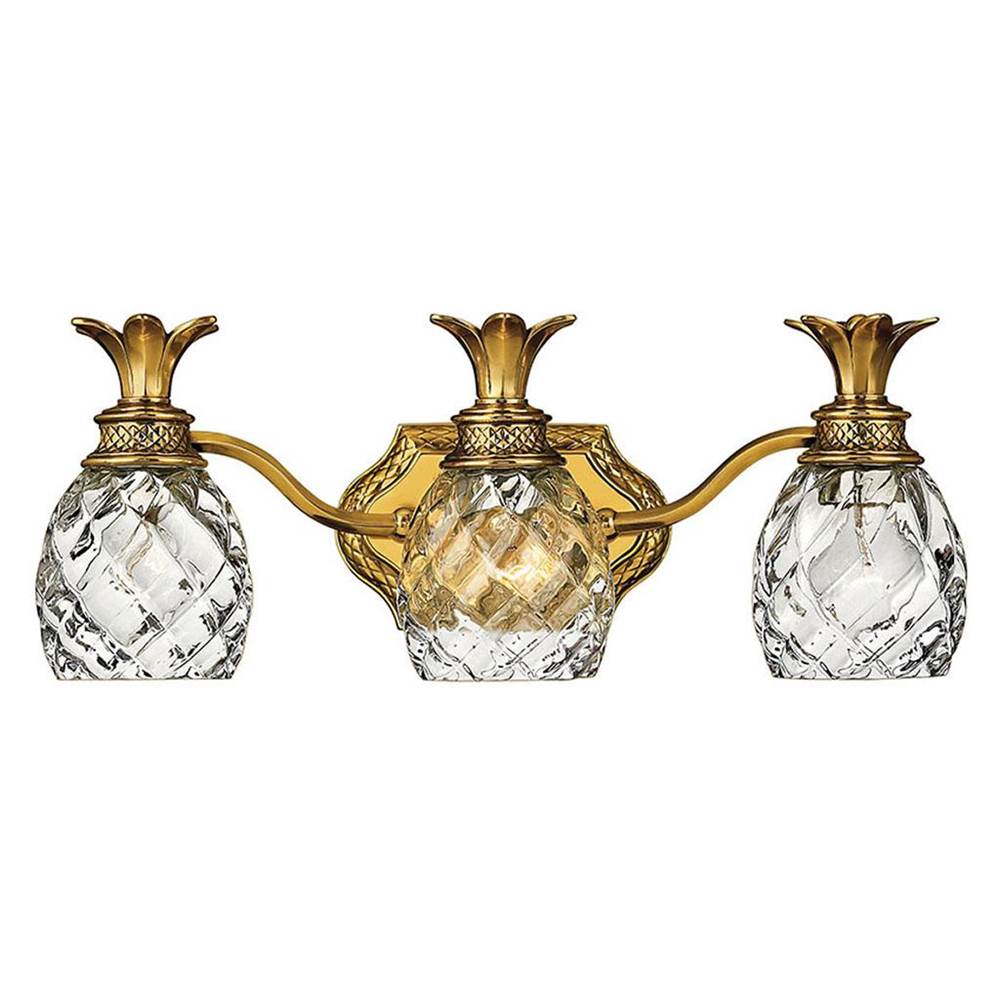 Hinkley Lighting 5313BB Burnished Brass Three Light Vanity Image 1