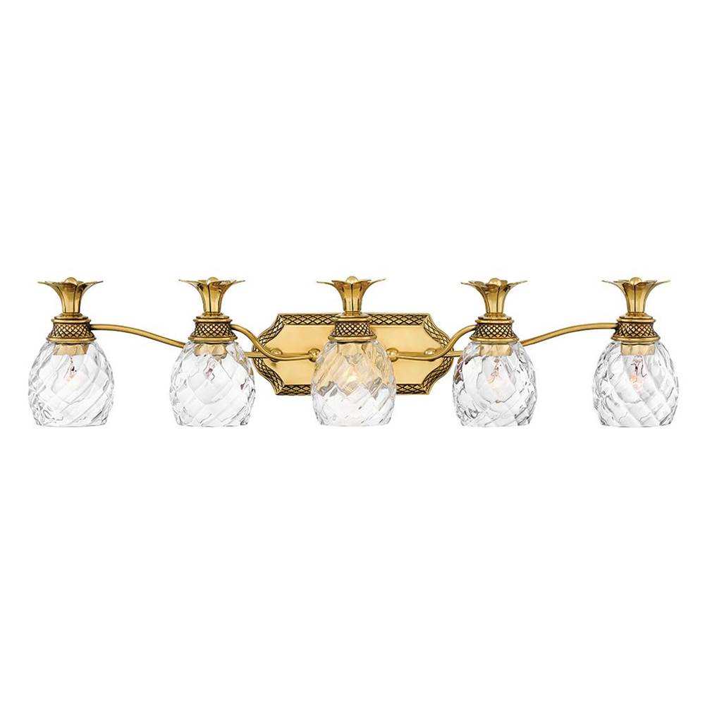 Hinkley Lighting 5315BB Burnished Brass Five Light Vanity Image 1