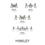 Hinkley Lighting 5315PL Polished Antique Nickel Five Light Vanity Image 2