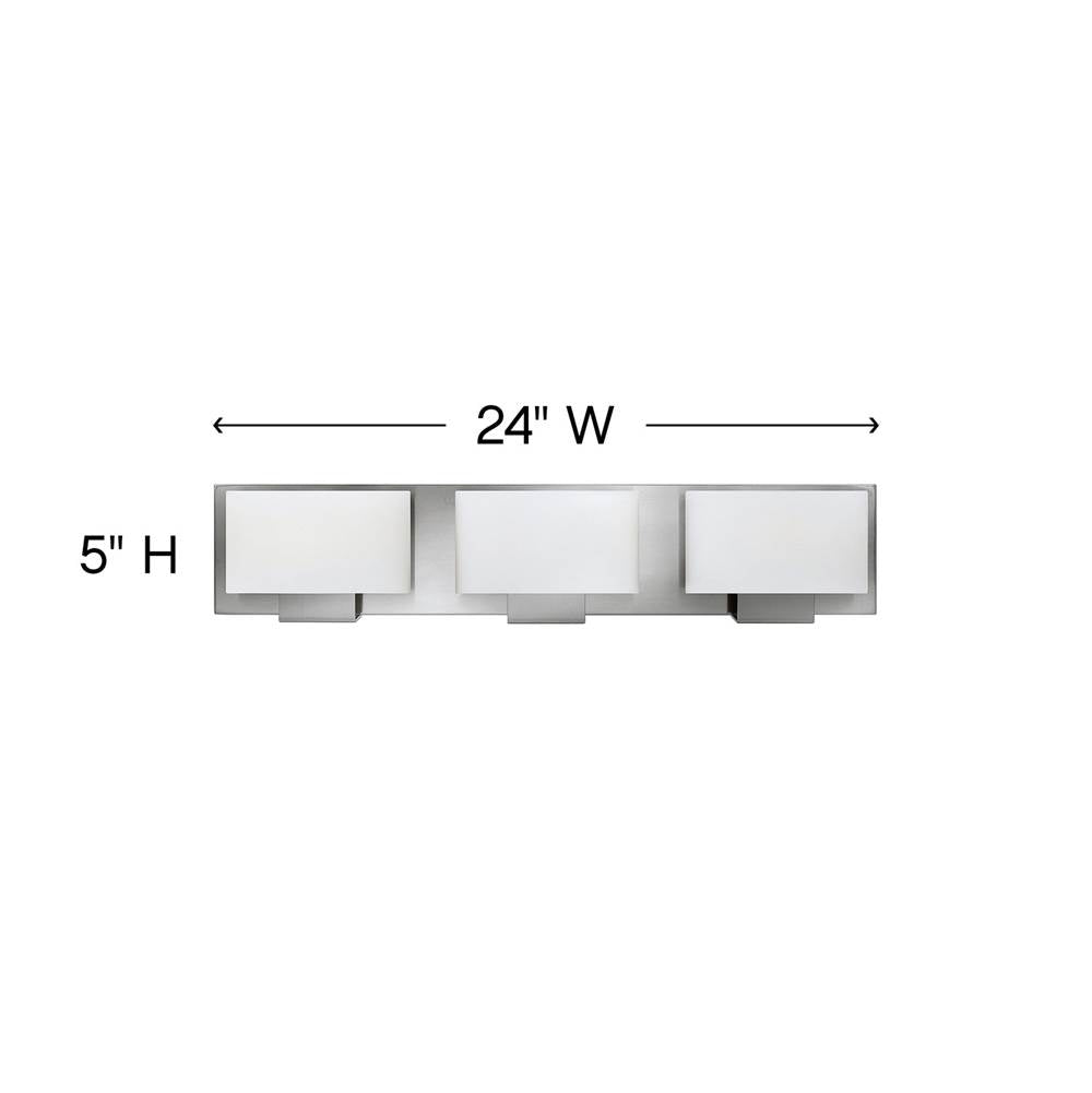 Hinkley Lighting Mila Three Light Vanity