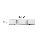 Hinkley Lighting Mila Three Light Vanity