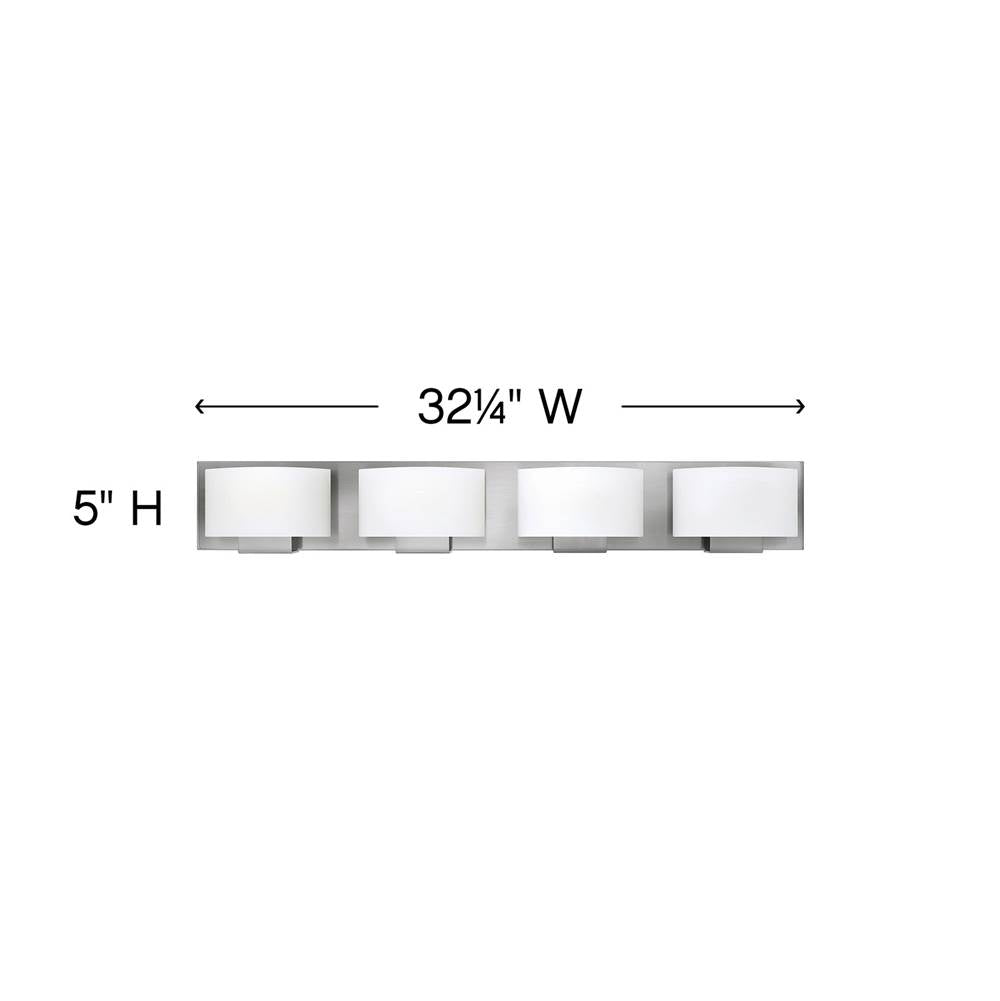 Hinkley Lighting Mila Four Light Vanity