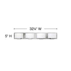 Hinkley Lighting Mila Four Light Vanity