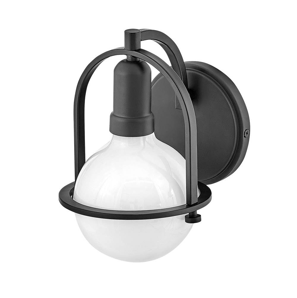 Hinkley Lighting 53770BK Black Single Light Vanity Image 3