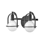Hinkley Lighting 53772BK Black Two Light Vanity Image 4