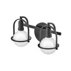 Hinkley Lighting 53772BK Black Two Light Vanity Image 3