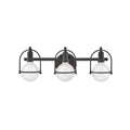 Hinkley Lighting 53773BK Black Three Light Vanity Image 1