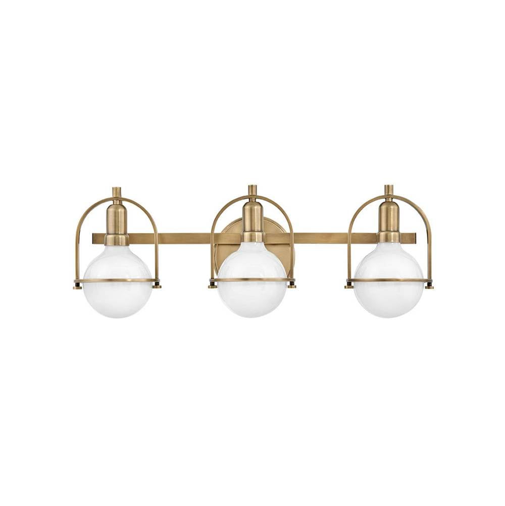 Hinkley Lighting 53773HB Heritage Brass Three Light Vanity Image 1