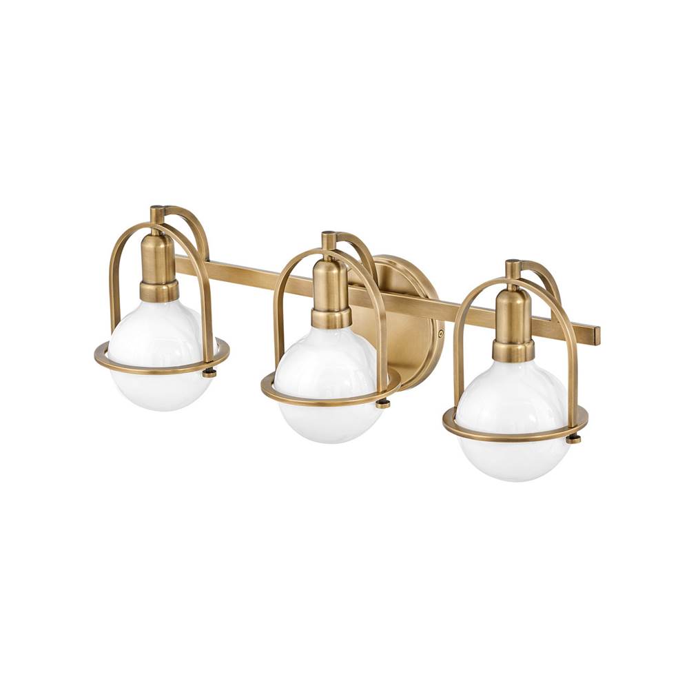 Hinkley Lighting 53773HB Heritage Brass Three Light Vanity Image 2