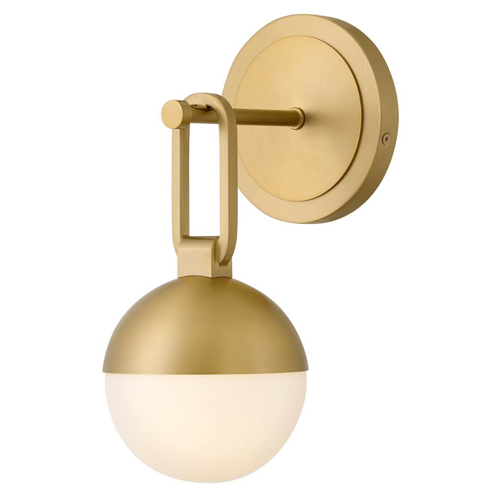 Hinkley Lighting 54560LCB Lacquered Brass Medium Single Light Sconce Image 1