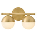 Hinkley Lighting 54562LCB Lacquered Brass Small Two Light Vanity Image 1