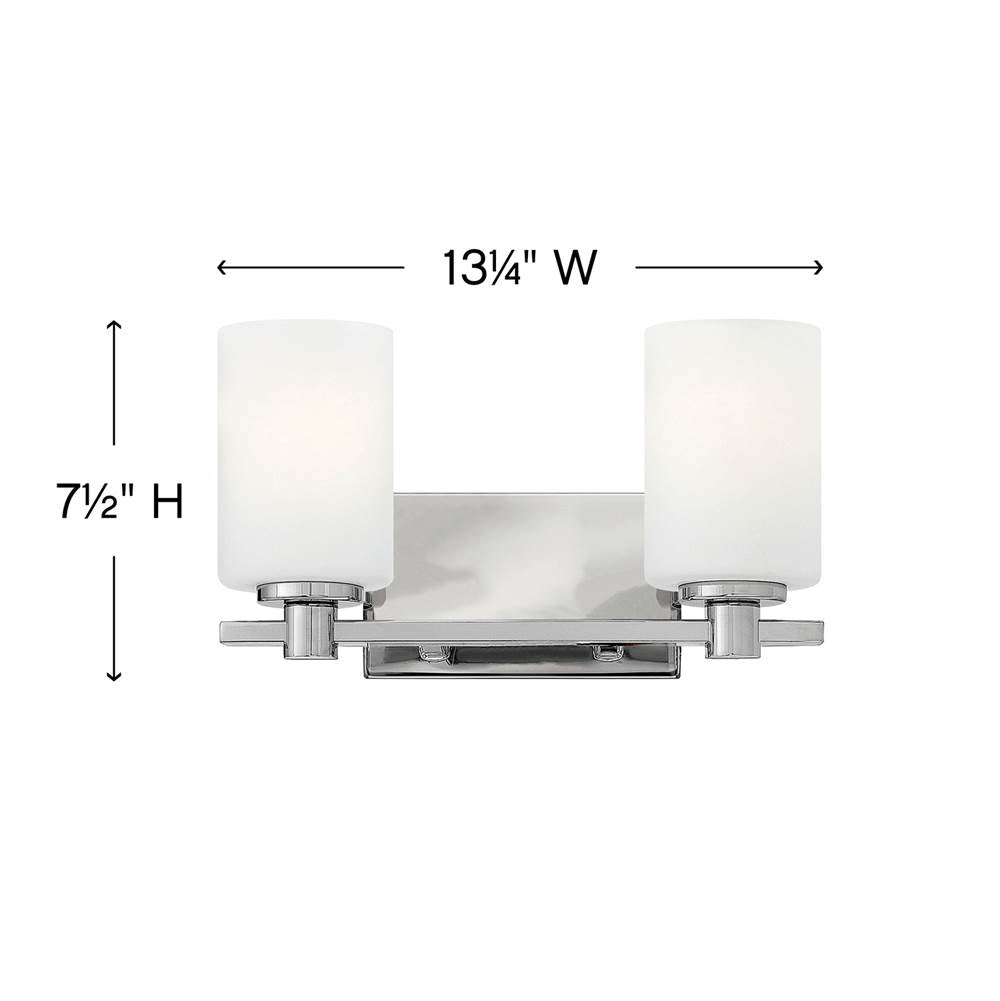 Hinkley Lighting Karlie Two Light Vanity