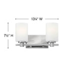 Hinkley Lighting Karlie Two Light Vanity