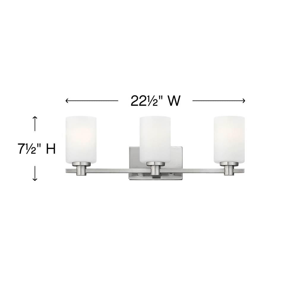 Hinkley Lighting Karlie Three Light Vanity