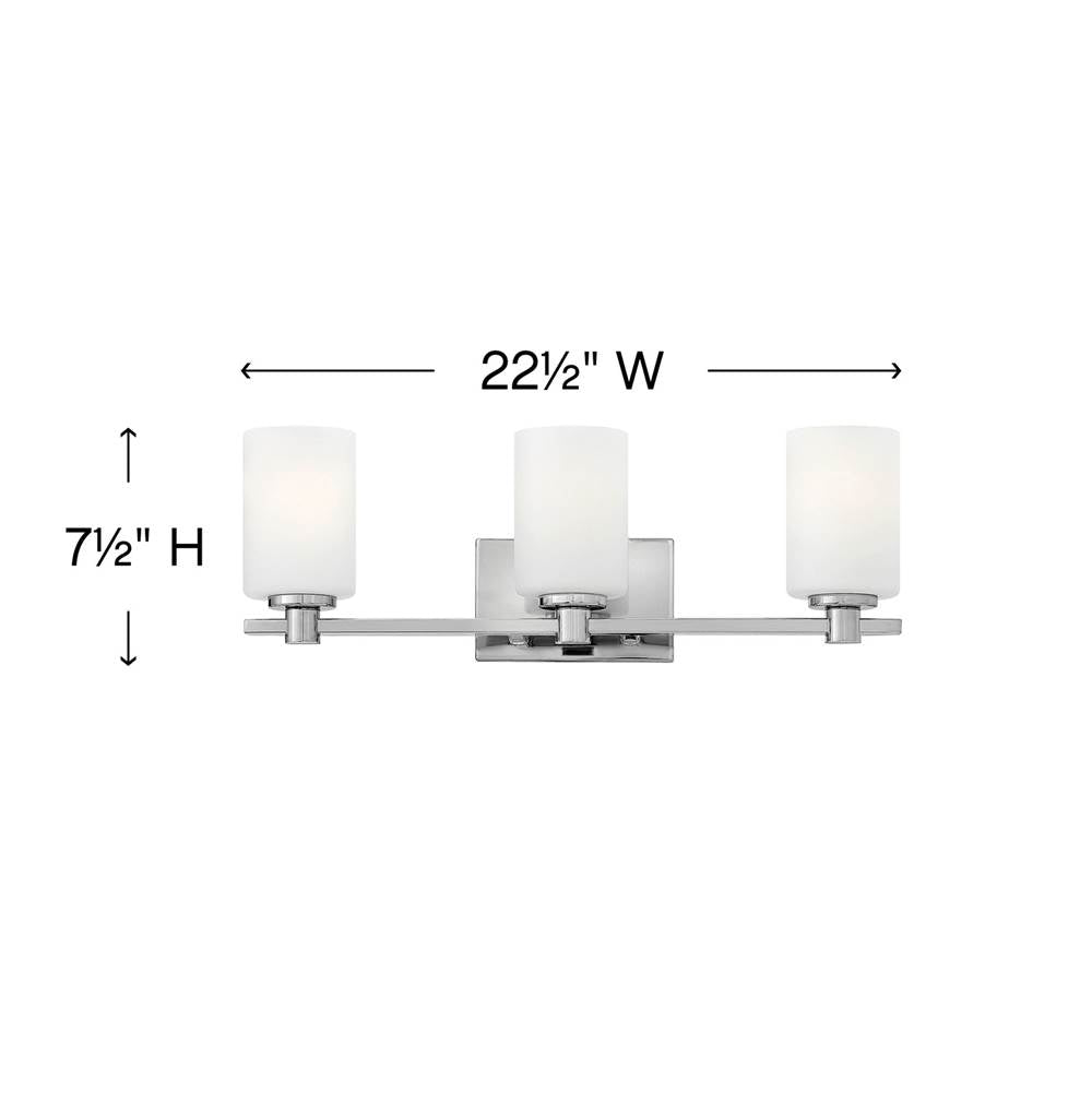 Hinkley Lighting Karlie Three Light Vanity
