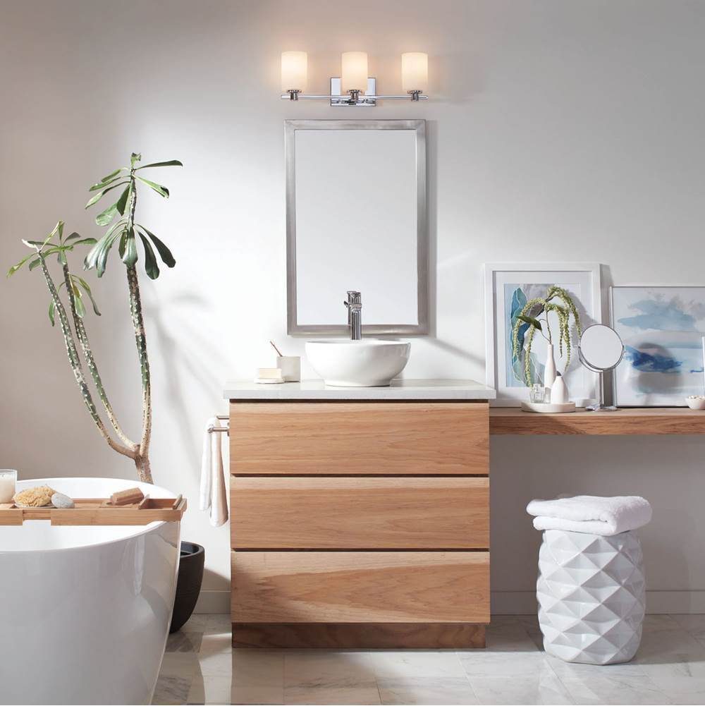 Hinkley Lighting 54623CM Chrome Three Light Vanity Image 6